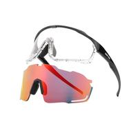 MFWHEFJ Gafas Ciclismo 1 Glasses With 2 Modes Photochromic Cycling Eyewear Lens Bike Mountain Bicycle Goggle Sport Fishing Running Sunglasses(2 Lens Color 6)