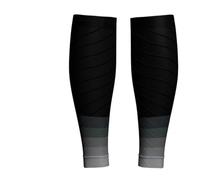 MFWHEFJ Mangas Para Piernas 1 par de mangas compresión for pantorrillas for hombres y mujeres que corren, calcetines sin pies 20-30 mmHg for deportes al aire libre maratones(GRAY)