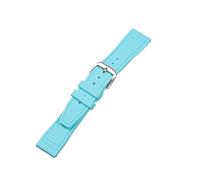 MFXFKOKGAX Correa De Caucho Compatible For El Reloj Piloto For IWC. Silicona Compatible For Principito Portugal PORTOFINO(Light Blue,22mm)