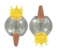 MFYOUPK Bolas De Riego - Globos De Agua Automáticos Para Plantas De Exterior,2 Esferas Con Pico Goteador, Accesorios De Jardinería Para Macetas De Suculentas En Hogar Y Jardín