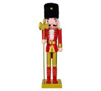 MFYOUPK Cascanueces Tradicional de Madera, Figuras De Soldados Cascanueces De Madera, Estatuto Decorativo para Mesa Chimenea Ventana Encimera Cocina