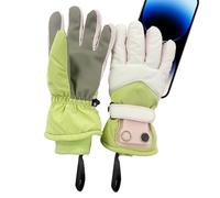 MFYOUPK Guantes térmicos para mujer, con pantalla táctil, para senderismo, senderismo, senderismo, esquí, para jinetes, pescadores, snowboard, pesca en hielo, pasear al perro, jardinería, ciclismo