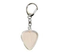 MFYOUPK Llavero Portalápices para Guitarra | Funda Transparente en Forma de Corazón para Exhibir Púas - Organizador de Accesorios Musicales - para Guitarristas Aficionados y Músicos Aficionados y