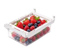 MFYOUPK Organizadores para Contenedor grande bajo estante de frigorífico | Organizador cajón extraíble refrigerador Para Queso Carne Huevo Yogur Frutos Rojos Apartamento Dormitorio