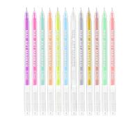 MFYOUPK Rotulador de uñas | 12 colores de ayuda profesional de diseño de uñas - Lápiz delineador de uñas de secado rápido, para fiestas, interiores, escuela, novia, esposa, amiga, hermana, hija