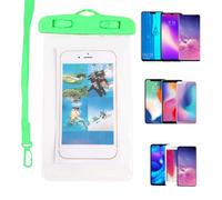 MFYOUPK Soporte Impermeable para teléfono, de natación para teléfono Celular, de teléfono para Pantalla táctil con cordón para Ciclismo, Camping, Kayak, Crucero, Parque acuático