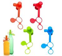 MFYOUPK Tapa para botella | Adaptador para viajes infantil - Juego de 4 piezas Boquilla para botellas de agua apta para lavavajillas para bebés y niños pequeños, uso en interior y exterior