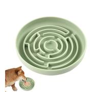 MFYOUPK Tazones de Perros de alimentación Lenta, tazón de Perro de alimentación Lenta, Silicone Maze Dog Bowl Alimentador Lento, Juguetes interactivos Anti-Ascenso con Taza de succión Reduce el