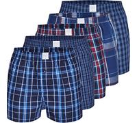 MG-1 - Juego de 5 calzoncillos tipo bóxer para hombre (tallas M - 3XL) a cuadros, Set 2, M