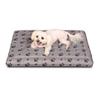 MG Design Cama para Perros en Color Gris con Motivo de Huesos 40 x 60 cm: Almohada Suave y Resistente para Mascotas, Lavable, Antideslizante y cómoda para Perros, Gatos y Animales pequeños.