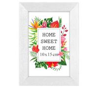 MG Design Marco 18 x 24 cm - color Natural, de madera, con cristal acrílico - para colgar vertical u horizontalmente, sin fondo, para fotos, pósters, puzzles