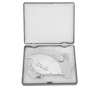 MG - Medidor de Soldadura CAM de 8 Puentes, Herramienta de Medición de Soldadura de Acero, Regla de Soldadura de Acero Inoxidable con Escala Marcada, Regla de Inspección de