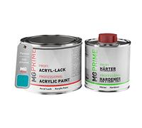 MG PRIME Pantone 320C Green Pintura acrílica brillante, bote de 0,75 litros/750 ml incluido endurecedor