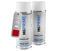 MG PRIME Pintura automotriz Aerosoles para Audi LY3U / Y3U / Y1 Tangorot Metallic/Tango Red Metallic Fondo pintura transparente, bote de spray de 400 ml