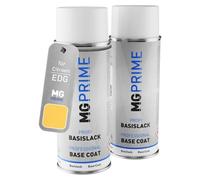 MG PRIME Pintura automotriz Aerosoles para Citroen EDG Jaune La Poste Fondo pintura transparente, bote de spray de 400 ml