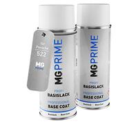 MG PRIME Pintura automotriz Aerosoles para Porsche 522 Azurblau/Azure Blue 356 Fondo pintura transparente, bote de spray de 400 ml