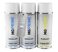 MG PRIME Pintura automotriz Set de aerosoles para Alfa Romeo 468/B Blu Tornado Metallic/Tornado Blue Metallic Fondo pintura base pintura transparente bote de spray 400 ml