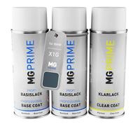 MG PRIME Pintura automotriz Set de aerosoles para BMW X1G Frozen Tanzanite Blue Metallic Fondo pintura base pintura transparente bote de spray 400 ml