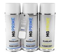 MG PRIME Pintura automotriz Set de aerosoles para Hyundai SAW Atlas White/Lunar White Fondo pintura base pintura transparente bote de spray 400 ml