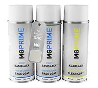 MG PRIME Pintura automotriz Set de aerosoles para Renault QNC Blanc Nacre/Pearl White Fondo pintura base pintura transparente bote de spray 400 ml