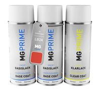 MG PRIME Pintura automotriz Set de aerosoles para Volkswagen VW LB2A / B2A / Z7 Sundown Orange/Amarelo Sunflower Fondo pintura base pintura transparente bote de spray 400 ml