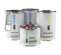 MG PRIME Pintura automotriz Set de botes para Citroen 249 Blanc Banquise/Polar White Fondo pintura base 2 componentes pintura transparente endurecedor listo para pulverizar 3,5 l