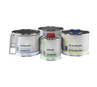 MG PRIME Pintura automotriz Set de botes para Citroen 249 Blanc Banquise/Polar White Fondo pintura base 2 componentes pintura transparente endurecedor listo para pulverizar 1,75 l