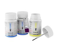 MG PRIME Pintura automotriz Set de lápices de retoque para Aston Martin AST6262 Storm Purple Pintura de fondo/base pintura transparente, 50 ml cada uno