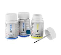 MG PRIME Pintura automotriz Set de lápices de retoque para Ford DDSEWTA / PN4CZ0 / Z Blue Candy Metallic/Aruba Blau Metallic Pintura de fondo/base pintura transparente, 50 ml cada uno