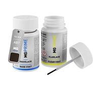 MG PRIME Pintura automotriz Set de lápices de retoque para KIA ABT Platinum Graphite Metallic/Graphit Metallic Pintura base pintura transparente, 50 ml cada uno