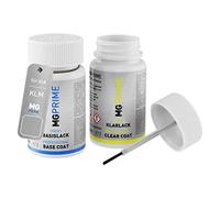 MG PRIME Pintura automotriz Set de lápices de retoque para KIA KLM Moon Matte/Steel Matte Grey Metallic Pintura base pintura transparente, 50 ml cada uno