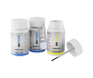 MG PRIME Pintura automotriz Set de lápices de retoque para Lexus 078 Quartz White Crystal Shine/Aurora White Pearl Pintura de fondo/base pintura transparente, 50 ml cada uno