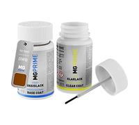 MG PRIME Pintura automotriz Set de lápices de retoque para Opel GWB / 41D 86T James Brown/Chocolate Brown Pintura base pintura transparente, 50 ml cada uno