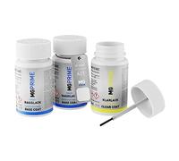MG PRIME Pintura automotriz Set de lápices de retoque para Smart A21 Digital White/Snow Poweder White Pintura de fondo/base pintura transparente, 50 ml cada uno