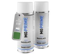 MG PRIME Pintura para motos Aerosoles para Kawasaki 51P Candy Line Green Metallic Fondo pintura transparente, bote de spray de 400 ml