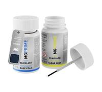 MG PRIME Pintura para motos Set de lápices de retoque para Honda Motorcycles PB351P Pearl Montana Blue Pintura base pintura transparente, 50 ml cada uno