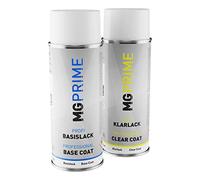 MG PRIME Set de aerosoles Pantone 874C Gold Metallic satinada pintura base pintura transparente bote de spray 400 ml