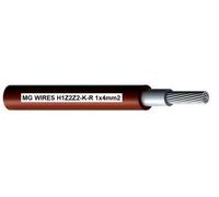 MG Wires H1Z2Z2-K-R-4MM2/100M Cable fotovoltaico 1x4mm2, 0,6/1kV rojo, paquete de 100m