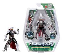 MGA Entertainment Armorsaurs Switchblade - Figura de acción articulada de 9,5 cm con Piezas de Armadura Intercambiables y Accesorio transformable, Edad Recomendada: +6 años