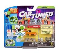 MGA Entertainment CarTuned Custom Shop Series 2 (Assorted) W2 - Pesa 40+ Gramos, con Neumáticos de Caucho Reales y Carrocerías Metálicas, Diseñado para Coleccionistas
