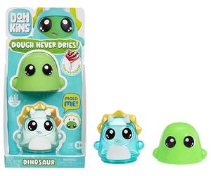 MGA Entertainment DohKins Dino Single Pack Character - Incluye 1 Personaje DohKins, Colecciona los 6, Masa Que Nunca se Seca, Sin Gluten, Apta para Coleccionistas y Niños de 2-5 Años