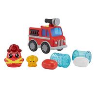 MGA Entertainment DohKins Fire Truck & Firefighter - Masa Que Nunca se Seca, Sin Gluten, Apta para Coleccionistas y Niños Mayores de 3 Años