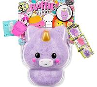MGA Entertainment Fluffie Stuffiez Peluche coleccionable-UNICORNIO-Revelación sorpresa al abrir la caja con Fidget DIY Piel flexible,pelusa ultrasuave-niños y niñas a partir de 4 años,594178EUC