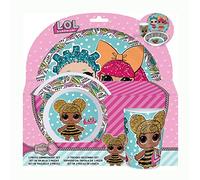 MGA Entertainment L.O.L. Surprise Breakfast Set 17-15231-19-06, Girl Set of Dishes, Pink, One Size EU