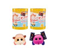 MGA Entertainment Pui Pui Molcar - Fuzmols de 6cm con Caja Reutilizable - para coleccionistas, niñas y niños a Partir de 3 años - Pack de 2