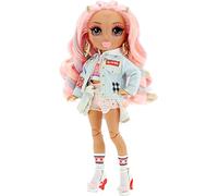 MGA Entertainment Rainbow High 580775 Moda para el día de San Valentín con Pelo Multicolor y Soporte para muñecas, Incluye Ropa, Accesorios, Edad: 6+ años, Multicolor