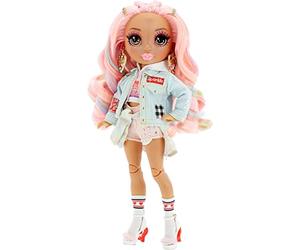 MGA Entertainment Rainbow High 580775 Moda para el día de San Valentín con Pelo Multicolor y Soporte para muñecas, Incluye Ropa, Accesorios, Edad: 6+ años, Multicolor