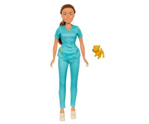 MGA's Dream Ella I AM Muñeca de moda - Veterinaria - Juguete coleccionable