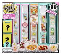 MGA's Miniverse Make It Mini Food Multipack - Juego de comida DIY con luz UV, réplicas de ingredientes alimentarios de resina, No comestible, Adecuado para niños mayores de 8 años