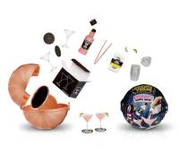 MGA Entertainment Miniverse Make It Mini Happy Hour, mini coleccionables, réplicas de cóctel resina